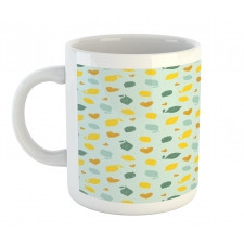 Scribbled Lemon Design Mug