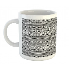 Monochrome Rhombuses Mug