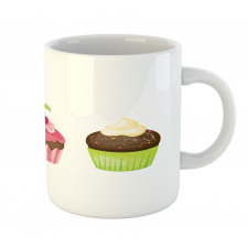 Puffy Party Cupcakes Mug