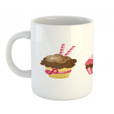 Puffy Party Cupcakes Mug