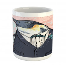 Funny Gentleman Penguin Mug