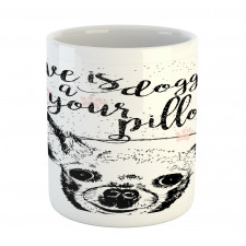 Love Dogs Grungy Mug