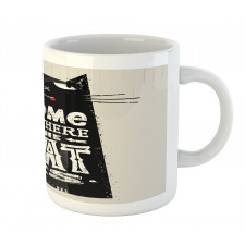 Black Cat Stained Mug