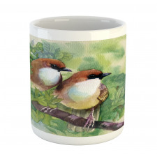 Pair of House Sparrow Mug