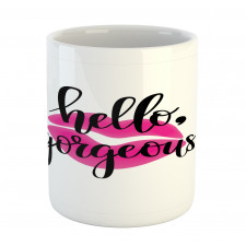 Pink Lipstick Mug