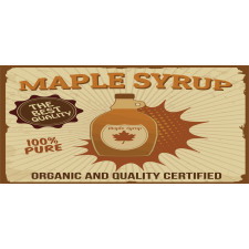 Maple Syrup with Stripes Mug