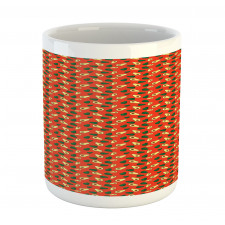 Half Piece Pattern Mug