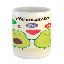 Funny Food Vitamins Mug