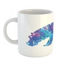 Colorful Silhouette Form Mug