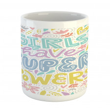 Boho Floral Girl Power Mug