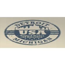 Detroit Michigan Stamp Mug