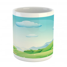 Cartoon Country Landscape Mug