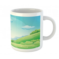 Cartoon Country Landscape Mug