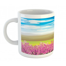 Branches with Mountain Mug