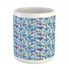 Thistle Bouquet Print Mug