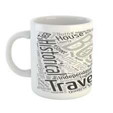 Worldcloud for Tourists Mug