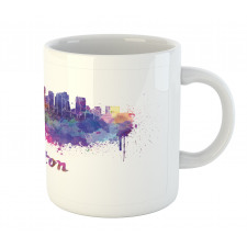 Ink Splattered Design Mug