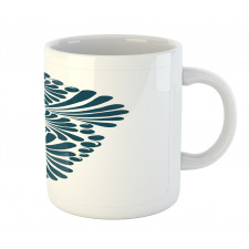 Abstract Curvy Form Mug