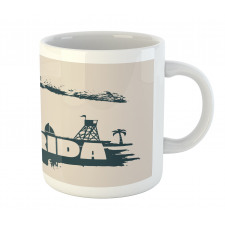 Vintage Seaside View Mug