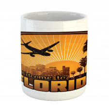 Travel Theme Old Stamp Mug