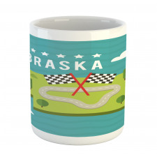 Map of Nebraska State Mug