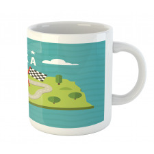 Map of Nebraska State Mug