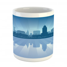 Lincoln City Skyline Mug