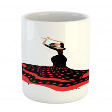 Flamenco Woman Folkloric Mug