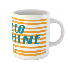 Words Stripes Mug