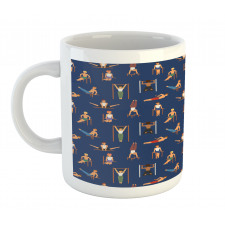 Cartoon Boys Working Mug