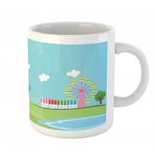 Cartoon Village Mug