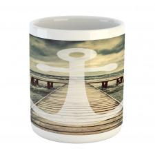 Anchor Ocean Waves Mug