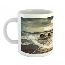 Anchor Ocean Waves Mug