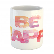 Watercolor Inscription Art Mug