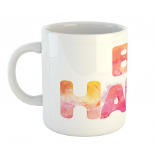 Watercolor Inscription Art Mug