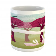 Forest with Pink Trees Mug