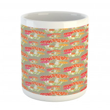 Wild Forest Mushrooms Food Mug