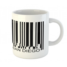 Barcode City Buildings Mug