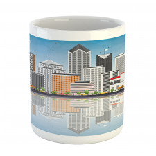 City Skyline Reflections Mug