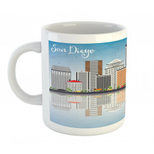 City Skyline Reflections Mug