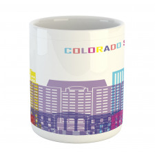 Colorful Urban City Sky Mug