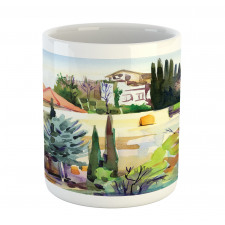 Tuscany Village Scenery Mug