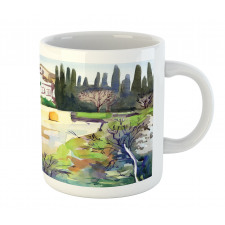 Tuscany Village Scenery Mug