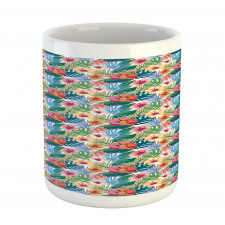 Jungle Nature Flourish Motifs Mug