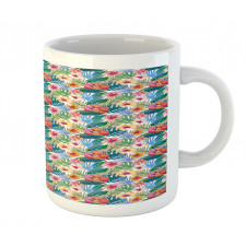 Jungle Nature Flourish Motifs Mug