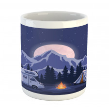 Family Adventure Camping Forest Mug