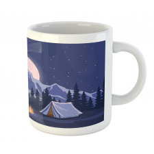 Family Adventure Camping Forest Mug