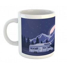 Family Adventure Camping Forest Mug