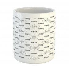 Retro Surf Summer Camp Theme Mug