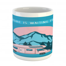 Road Trip with Caravan Pines Mug